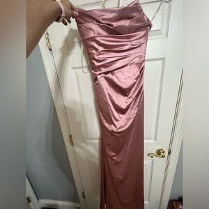 David's Bridal Pink Dress